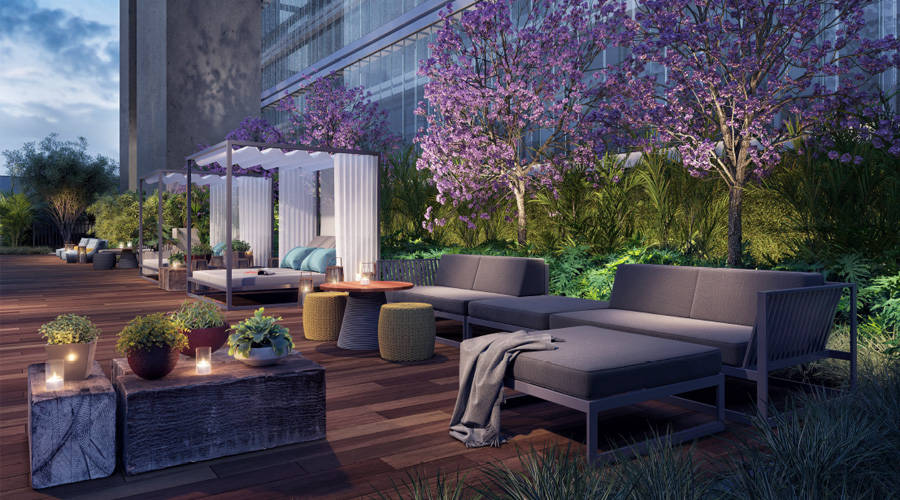 Park View Vila Nova - Lounge Externo
